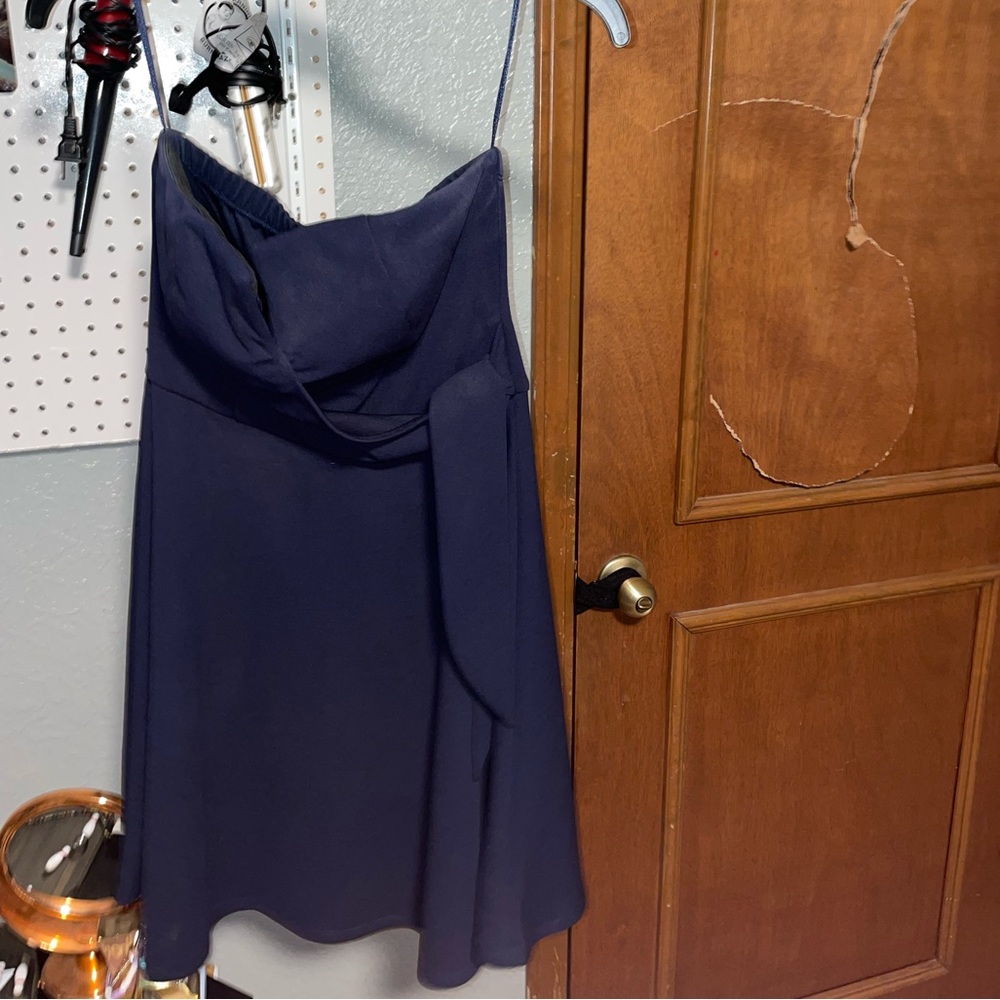Navy blue homecoming dress